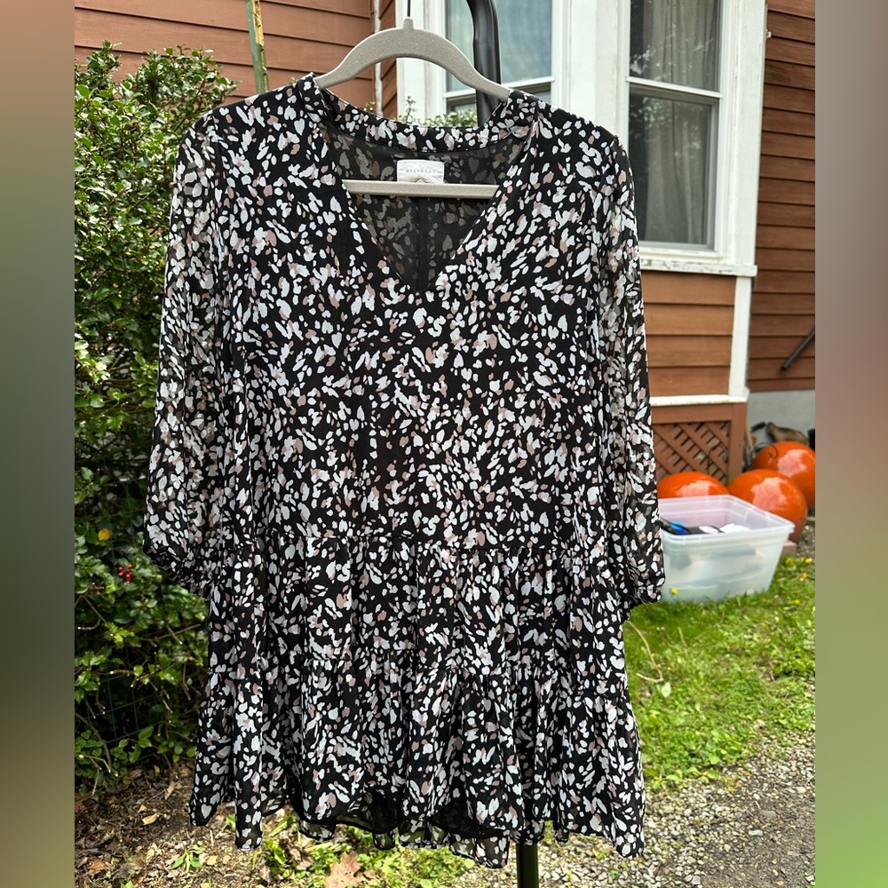 Melloday Everytop” - shirt a dress a tunic it’s meant for black tights/ boots!
